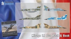 Special Hobby 100-SH72414 - 1:72 Mirage F.1 Duo Pack & Book - Neu