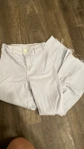 Zara Girl’s Size 13-14 Bootcut Style Light-wash Jeans With Speckled Button - Picture 1 of 3