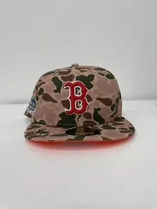 Boston Red Sox MLB New Era Duck Camo World Series Fitted Cap Mütze 7 1/8 - Bild 1 von 4