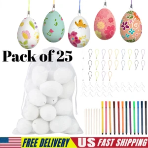 25PCS Easter Decorative Eggs, 6 cm Eggs, Easter Decoration, Decorative East - Picture 1 of 9
