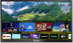 SYLVOX 43'' Outdoor TV 4K UHD Built-in Voice Assitant Weatherproof Partial Sun - Picture 1 of 12