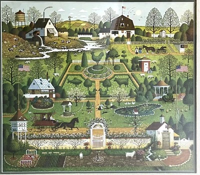 Uncle Jack’s Topiory Tendencies de Charles Wysocki firmado y numerado 322/1000  Foto 1 de 4