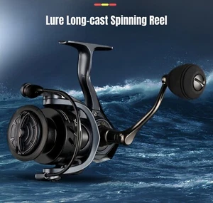Lightweight Spinning Fishing Reel 2000~5000|6+1 Stainless Bearings 6.2:1 Ratio - Picture 1 of 15