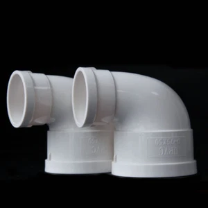 Tubos de drenaje conector manguera codo reductor de 90 grados de PVC 75*50mm-160*110mm - Imagen 1 de 4