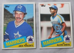 1985 Topps Seattle Mariners Baseball Card Pick one
