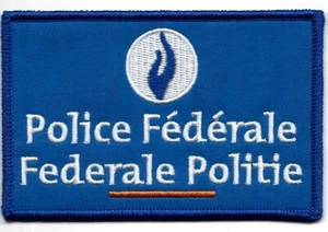 BÉLGICA Fédérale Politie - Police AZUL - Parche insignia policía Belgium BRUSELAS - Imagen 1 de 1