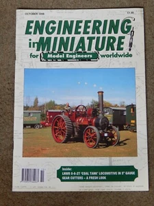 ENGINEERING IN MINIATURE MAGAZINE OCTOBER 1998 VOLUME 20 No 4 - Picture 1 of 1