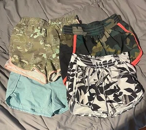 LOT (4) GIRL'S SPORT/RUNNING SHORTS WITH LINERS- OLD NAVY/IDEOLOGY SIZE XS-S - Picture 1 of 12