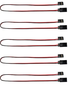 Apex RC Products Futaba Style 12" / 300mm Servo Extension - 5 Pack #1013 - Picture 1 of 3