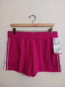 Pantalones Cortos de Ejercicio Mujer Cheetah Activewear Medianos Rosa Rosa Nuevos con Etiquetas - Imagen 1 de 3