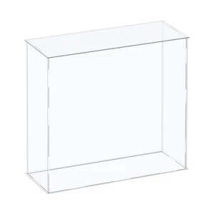 Acrylic Display Case Plastic Box Cube Storage Box Clear Assemble Showcase 12.... - Picture 1 of 6