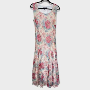 Maxi Vestido Floral Chadwicks 12 Boho Coqueta Femenino Hada Suave Fluido Picnic - Imagen 1 de 10