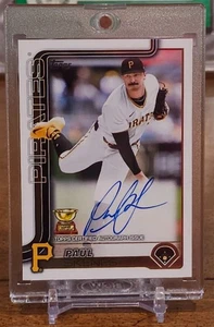 Paul Skenes Rookie Auto 2025 Topps Series 1 RC Pirates- Chase Pack - Picture 1 of 2