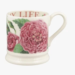 Emma Bridgewater Handmade in UK 1/2 Pint Mug - ROSES ALL MY LIFE DAVID AUSTIN - Picture 1 of 1