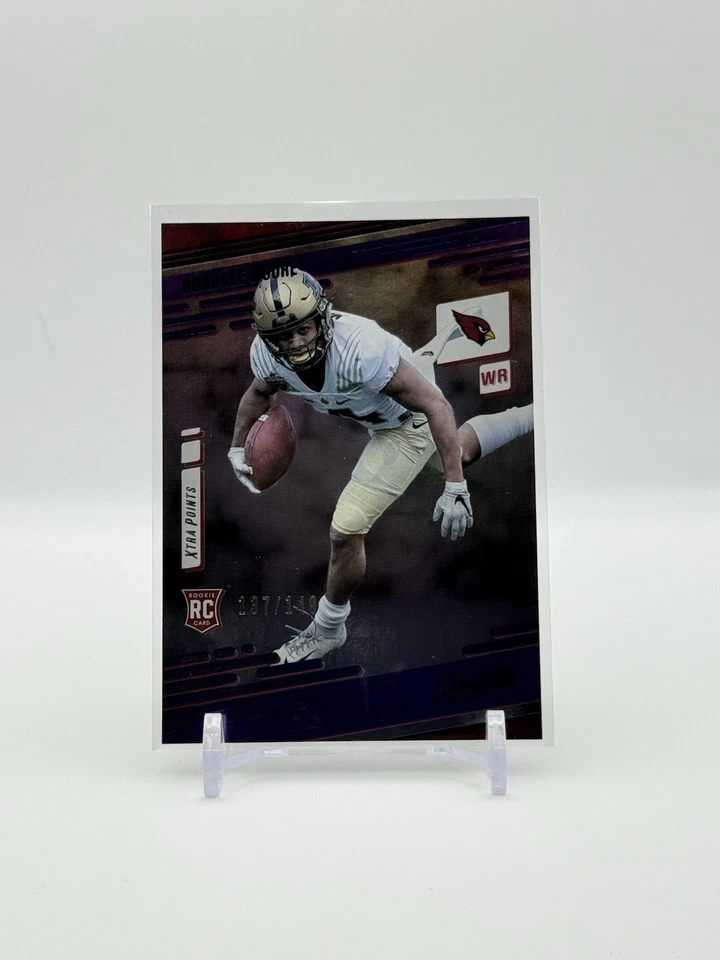 Rondale Moore2021 Panini Prestige  Xtra Points Purple /149 #220 RC - Image 1 of 2