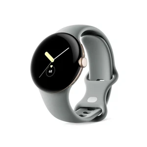 Google Pixel Watch 1a Generazione Cassa Acciaio Inox Oro Champagne con Nocciola LTE - Foto 1 di 3