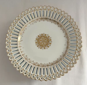 Gilman Collamore & Co NY Union Square white gold accents 7" plates Set of 6 - Picture 1 of 16