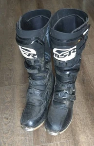 LOG MSR D30 Mens Buckle Motocross Boots Size 12 Great Condition - Foto 1 di 5