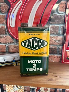 5L Vintage Yacco Öl Kanister Deko Garage Vintage Sammlung Pub - Bild 1 von 3