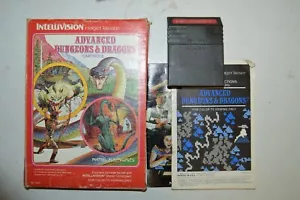 Intellivision Advanced Dungeons & Dragons Cloudy Mountain Box + Booklet - Picture 1 of 10