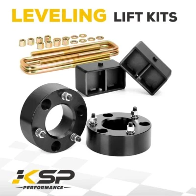 Kit de elevación de nivelación delantera de 2" trasera de 3" para Chevy Silverado 1500 GMC Sierra 1500 Foto 1 de 4