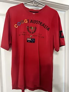 Vintage Coogi Australia V Neck Tshirt Men Size XL MINT EMBROIDERED KANGAROO - Picture 1 of 4
