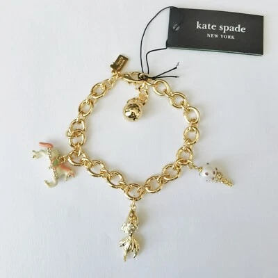 Pulsera Kate Spade New York Carnaval Unicornio Pescado Helado Dije Foto 1 de 4