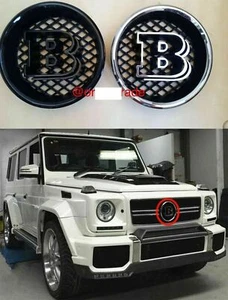 NEW RED/BLACK Brabus B Grille Badge Emblem Fit 1985-2014 W463 G63 G65 G500 G550 - Bild 1 von 11