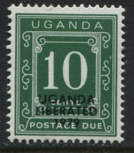 Uganda 1973 10¢ Postage Due overprinted Uganda Liberated 1979 mint NH (JD) - Picture 1 of 1