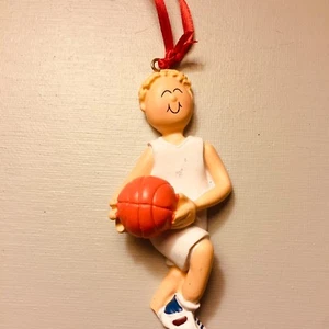 Ornament Central Blonde Basket Ball Player Ornament OC-100MBL Male - Picture 1 of 3