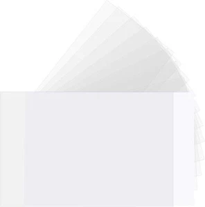 Protectores para tarjetas de recetas, cubiertas, plástico de cocina 5 x 3 pulgadas, transparente - Imagen 1 de 7