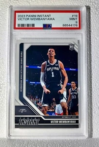 Victor Wembanyama 2023-24 Panini #19 NBA Rookie Card Spurs 1 of 18095 PSA 9 Mint - Picture 1 of 2