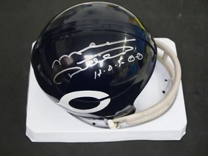 MIKE DITKA SIGNED RIDDELL MINI THROWBACK HELMET INSCRIBED "HOF 88" JSA COA - Picture 1 of 2