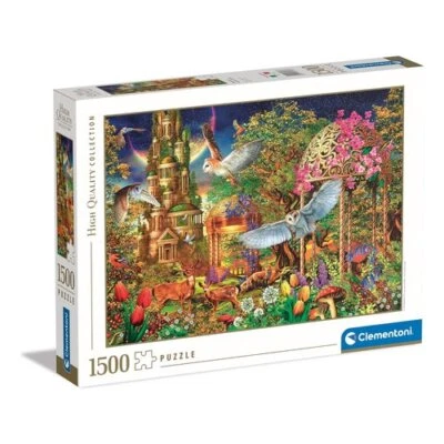 Clementoni Puzzle 1500 pz Woodland Fantasy Garden 18a+ (84,3x59,2cm) HIGH - Immagine 1 di 4