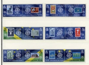 Solomon Islands MNH 1001-06, 01c-06c S/S Europa 50 years CEPA FK189 - Picture 1 of 3