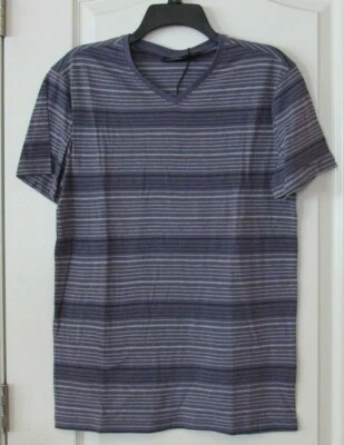 Marc Anthony S/S T-shirt Turquoise,  Purple or Gray Stripe Mens Sz S-XXL NWT MSR - Image 1 of 3