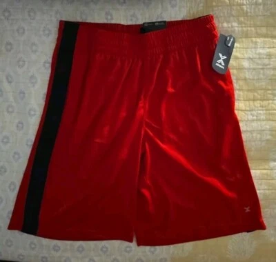 Pantalones cortos de baloncesto Xersion Quick Dri para hombre talla pequeña rojo/negro Foto 1 de 2