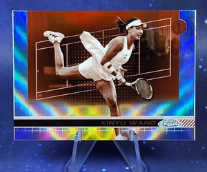 Xinyu Wang SP 2024 Topps Cromo Tenis Sepia Refractor Exclusivo - Imagen 1 de 3