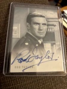 Twilight Zone Premiere Edition Rod Taylor Autograph Card A-9 - Picture 1 of 3