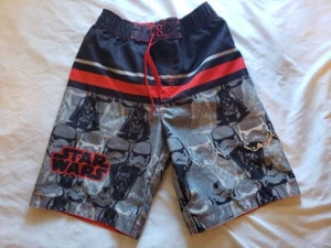 Official Star Wars Boys Swim Trunks Shorts Sz 7 - Picture 1 of 3