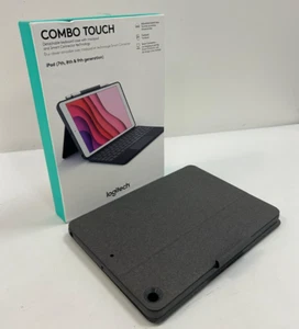 Logitech - Combo Touch Keyboard Folio for Apple iPad 10.2" (7th, 8th & 9th Gen) - Picture 1 of 10