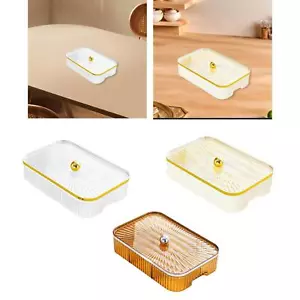 Dry Fruit Serving Tray with Lid Appetizer Serving Plate Candy and Nut Dishes - Picture 1 of 16