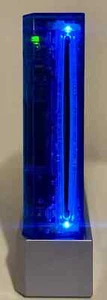 Crystal Blue Wii Konsole Re-Shell funktionierendes optisches Laufwerk 512GB SD-Karte - Bild 1 von 3