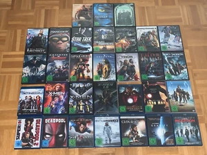 38x Blu-ray DVD Sammlung Superhelden Marvel Disney Blockbuster Fantasy Konvolut - Bild 1 von 12