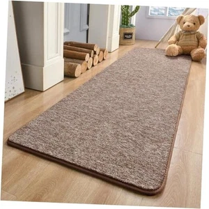  Soft 2x6 Runner Rug Brown, Bedside Rugs for Bedroom Living Room Small Area  - Picture 1 of 7