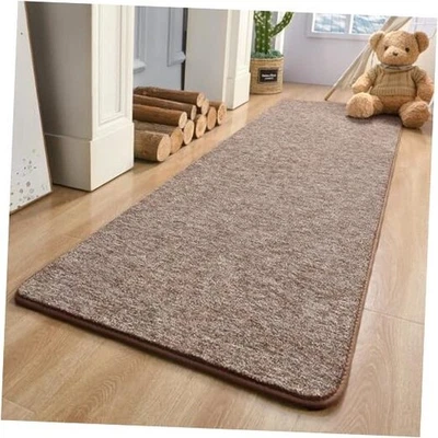  Soft 2x6 Runner Rug Brown, Bedside Rugs for Bedroom Living Room Small Area  - Image 1 of 4