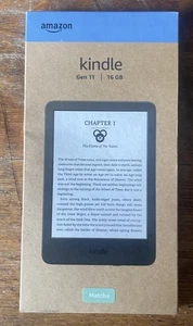 Amazon Kindle 6" 11th Gen 16GB Lightest & Most Compact Kindle Glare-Free Matcha - Picture 1 of 6
