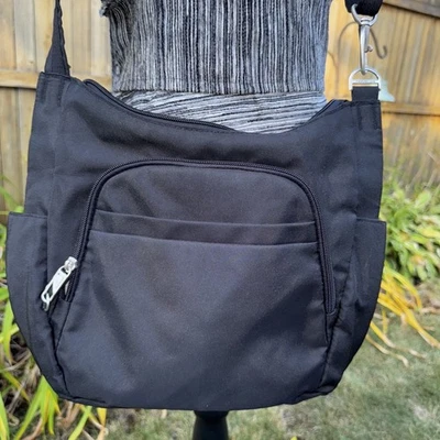travelon anti theft RFID cross body bag color : Black , Pre-owned - Image 1 of 4