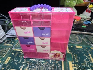 Mattel Tara Toy Barbie 1993 organizador de maletero estuche de almacenamiento cajones cubbitos - Imagen 1 de 13