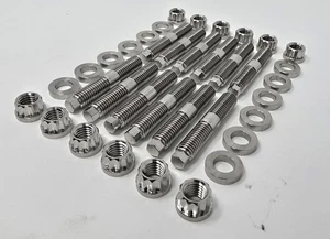 12 Point Exhaust Manifold Stainless Stud Kit for 1989-2019 5.9l & 6.7l Cummins - Picture 1 of 5